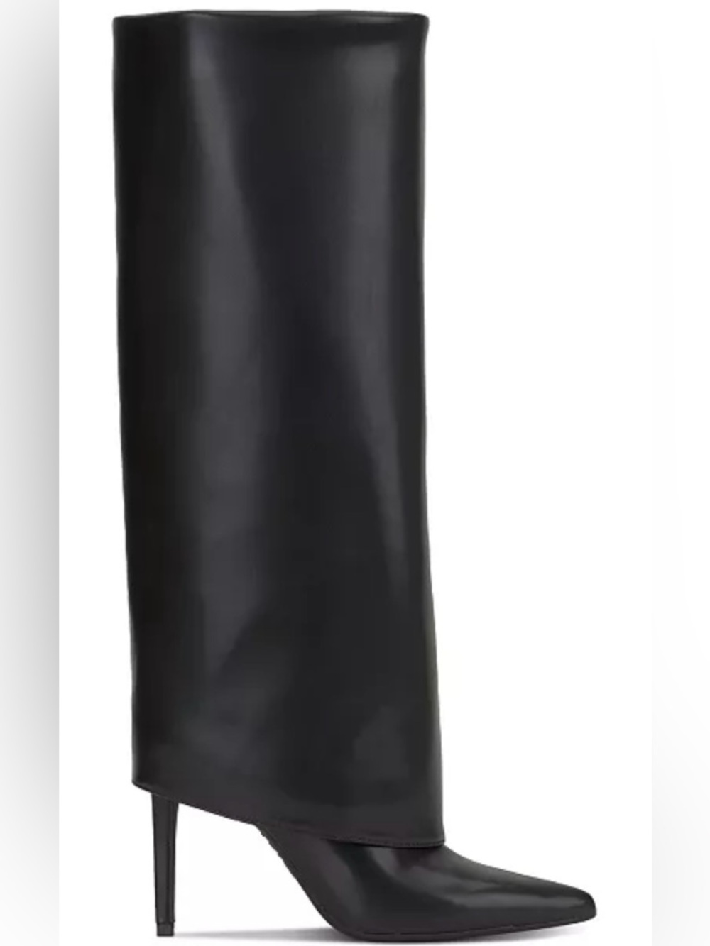INC Skylar Knee High Cuffed Shaft Pointed-Toe Boot - Picture 1 of 8